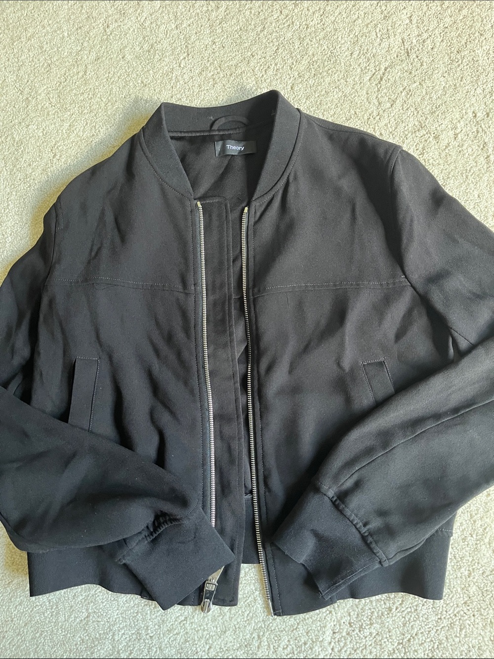 Theory Women’s Black Bomber Jacket